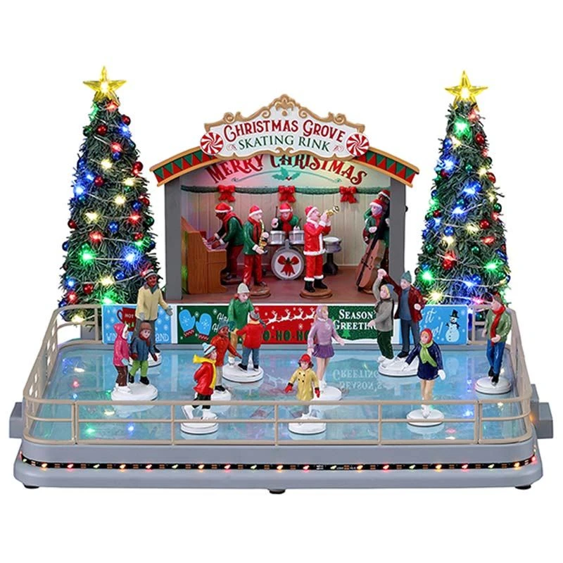 Lemax Christmas Grove Skating Rink - Musical Display