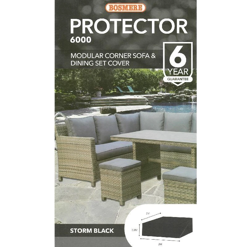 Bosmere Protector 6000 - Modular Corner Sofa Dining Set Outdoor Furniture Cover
