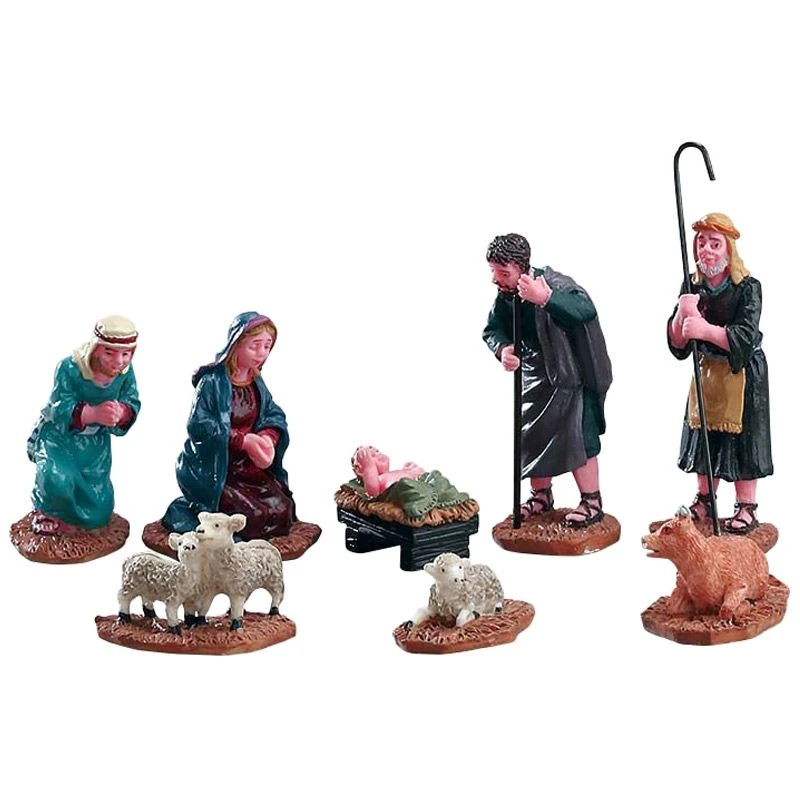 Lemax Nativity Figurines (Set Of 8) - Figurine Set