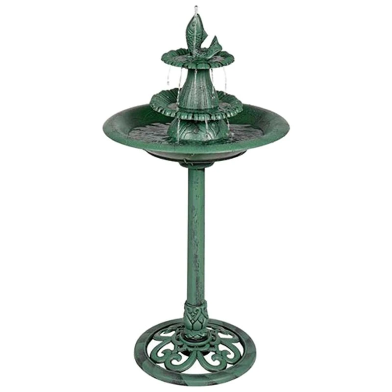 Bermuda - Solar Fish Decor Bird Bath Water Feature