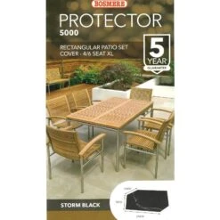 Bosmere Protector 5000 - Rectangular Patio Set Outdoor Furniture Cover
