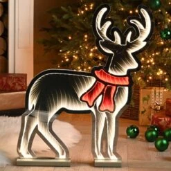 60cm Reindeer Infinity LED Display Light