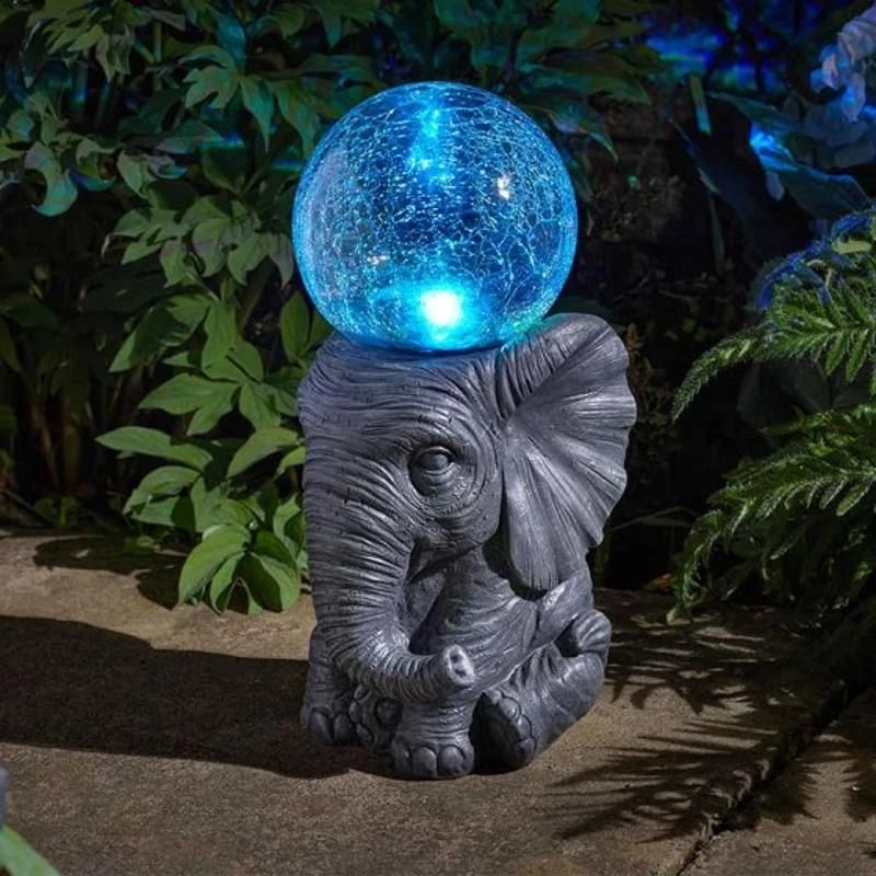 Smart Solar - Solar Powered Elephant Orb Light