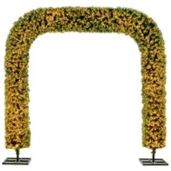 Shimmering Fibre Optic Christmas Garland Arch