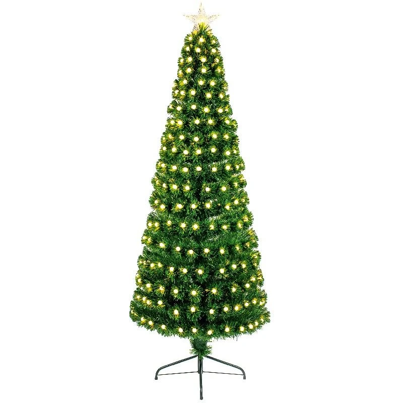 Warm White LED Fibre Optic Ball Christmas Tree - Image 2