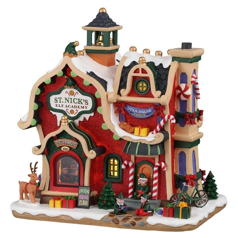 Lemax St. Nick's Elf Academy - Lighted Building