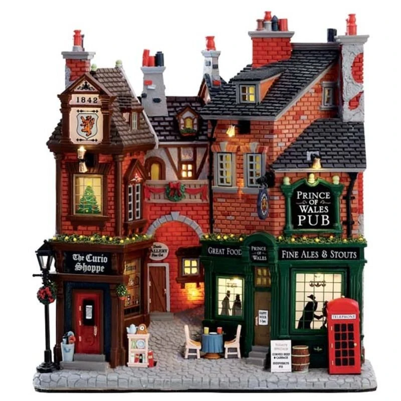 Lemax English Lane - Lighted Facade