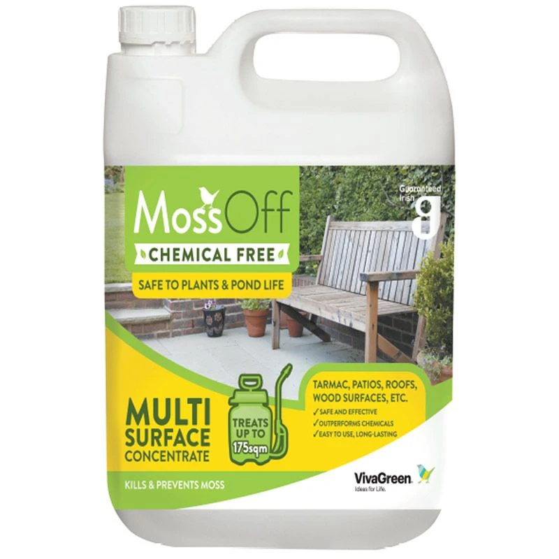 MossOff Chemical Free Multi Surface Concentrate - Kill & Prevent Moss - Image 2
