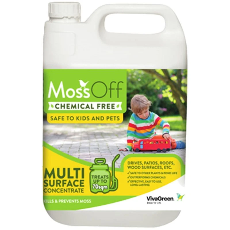 MossOff Chemical Free Multi Surface Concentrate - Kill & Prevent Moss