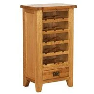 Oak Wine Bar - Oak Furniture