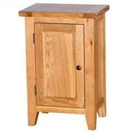 Oak Cupboard With 1 Door - Oak Furniture
