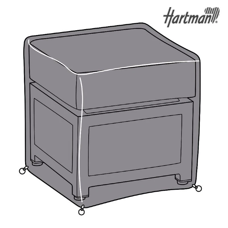 Hartman Nouveau Square Stool Protective Outdoor Furniture Cover
