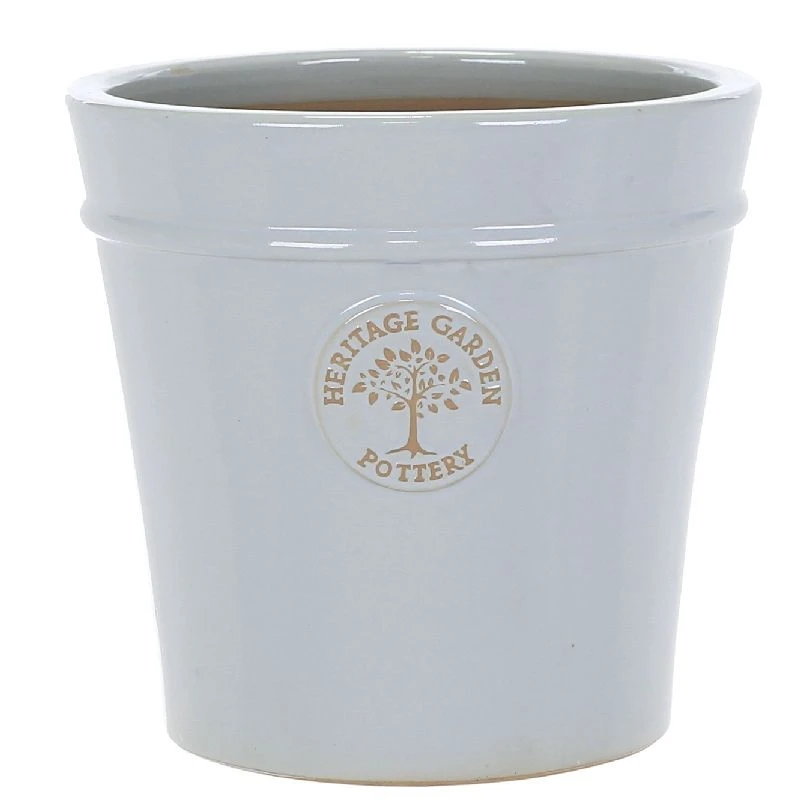 Heritage Pastel Grey Conical Pot Planter