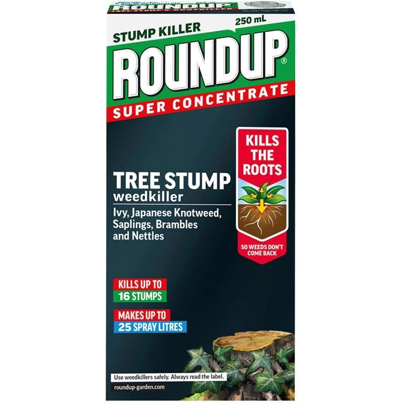 Roundup Tree Stump Weed Killer Concentrated 250 Ml