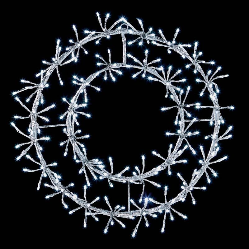 Premier Twinkling Wall Wreath Light Decoration 45cm - Image 2