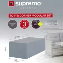 Supremo Corner Modular Set All Weather Outdoor Furniture Cover
