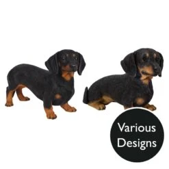 Vivid Arts Real Life Dogs - Dachshund Garden Ornament
