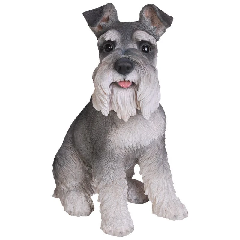 Vivid Arts Real Life Dogs - Miniature Schnauzer Garden Ornament - Image 3