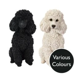 Vivid Arts Real Life Dogs - Poodle Garden Ornament